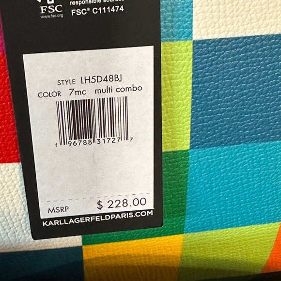 NWT - Karl Lagerfeld Paris Maybelle Satchel. - Picture 6 of 11